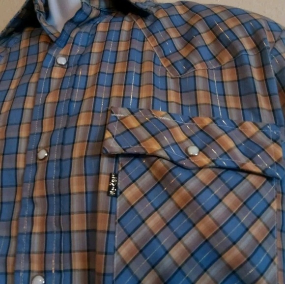 Vintage Levi's Western Long Sleeve Pearl Snap - Picture 2 of 4